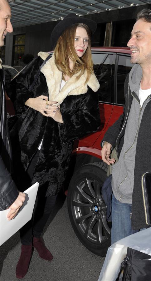 Mischa Barton At her Hotel in Berlin - October 26, 2012