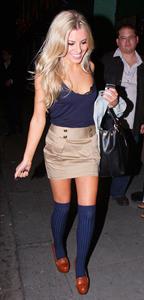 Mollie King public club in London on March 18, 2011