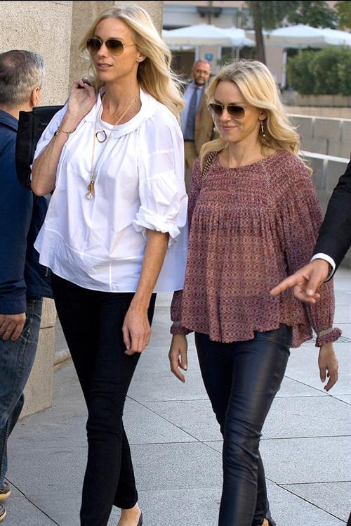 Naomi Watts Shopping in Madrid - October 8, 2012 