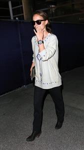 Natalie Portman arrives at LAX Airport - May 30, 2013 