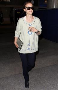 Natalie Portman arrives at LAX Airport - May 30, 2013 