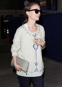 Natalie Portman arrives at LAX Airport - May 30, 2013 