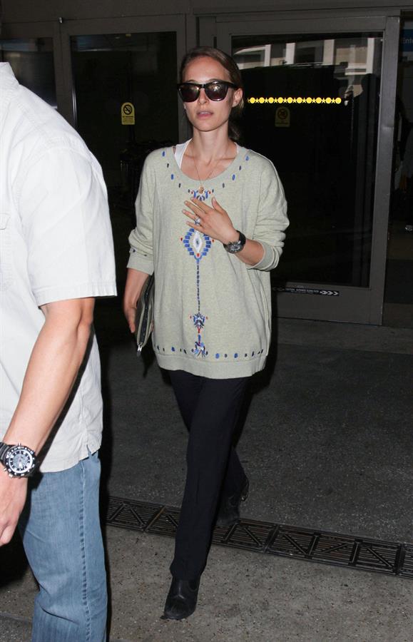 Natalie Portman arrives at LAX Airport - May 30, 2013 