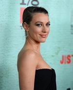 Natalie Zea FX Network's Justified Season 4 premiere in Hollywood 1/5/13 