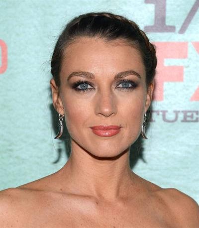 Natalie Zea FX Network's Justified Season 4 premiere in Hollywood 1/5/13 
