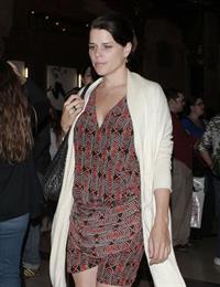 Neve Campbell leaves the Pantages Theatre in Hollywood October 3, 2012 