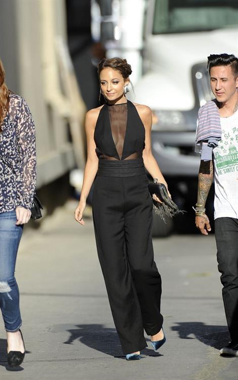 Nicole Richie Pictures Nicole Richie arrives at the Jimmy Kimmel Show 09.04.13