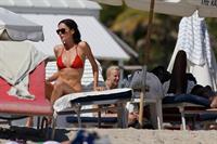 Nicole Trunfio bikini candids in Miami Beach 11/1/12