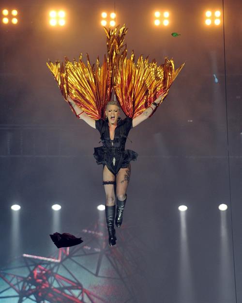 Alecia Moore (Pink) RheinEnergieStadion in Cologne on May 29, 2010