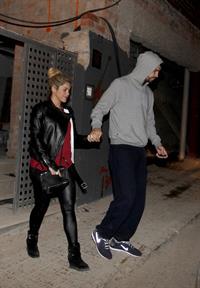Shakira Leaving a their future home with fiance Gerard Pique in Barcelona, Spain (November 14, 2012) 