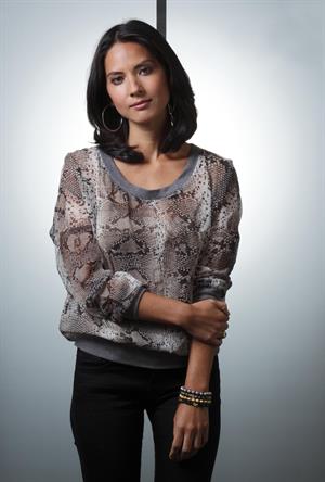 Olivia Munn  The Babymakers  Press Conference Portraits in Los Angeles - July 24, 2012 