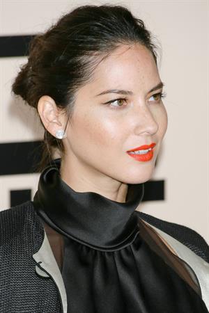 Olivia Munn Armani - One Night Only New York on Oct. 24, 2013 