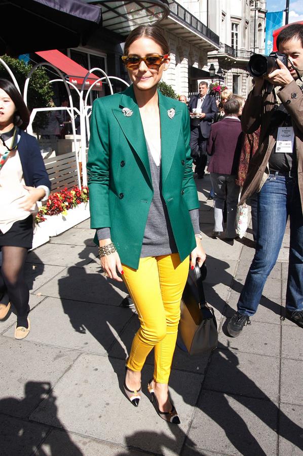 Olivia Palermo Leaving the Piccadilly Hotel in London - September 18, 2012 