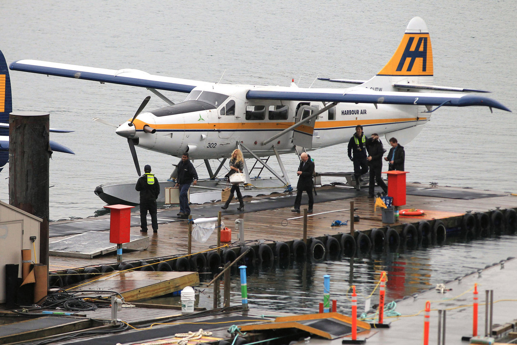 Pamela Anderson in Vancouver on January 29, 2013
