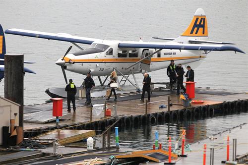 Pamela Anderson in Vancouver on January 29, 2013