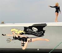 Pamela Anderson Launches Sea Shepherds Operation Zero Tolerance Whale Defense Campaign on November 2, 2012 