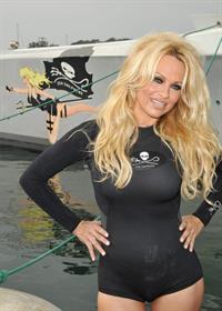 Pamela Anderson Launches Sea Shepherds Operation Zero Tolerance Whale Defense Campaign on November 2, 2012 