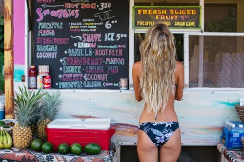 Bryana Holly in a bikini - ass