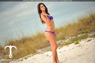 Emily Kugler in a bikini