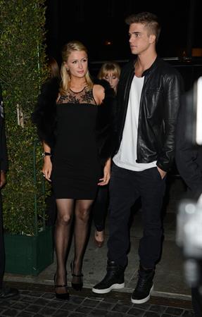 Paris Hilton Topshop Topman LA Opening Party at Cecconi's West Hollywood in LA February 13, 2013 