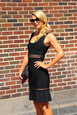 Paris Hilton at the 'Late Show with David Letterman May 2, 2013