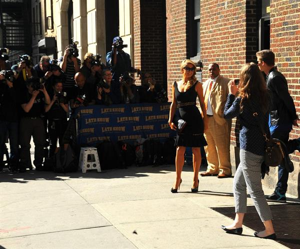 Paris Hilton at the 'Late Show with David Letterman May 2, 2013
