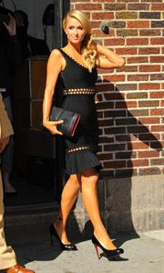 Paris Hilton at the 'Late Show with David Letterman May 2, 2013