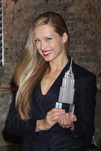 Petra Nemcova Empire State Building in NYC 10/16/12 
