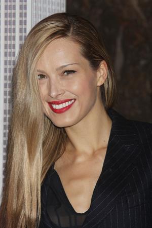 Petra Nemcova Empire State Building in NYC 10/16/12 