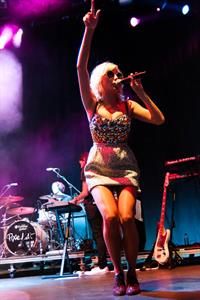 Pixie Lott performs at the V Festival at Hylands Park in Chelmsford - on August 18, 2012