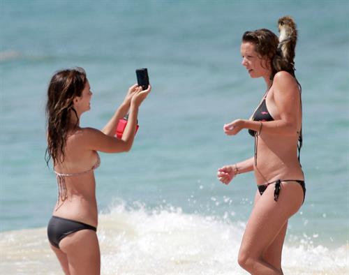 Rachel Bilson on the beach in Barbados 4/16/13 
