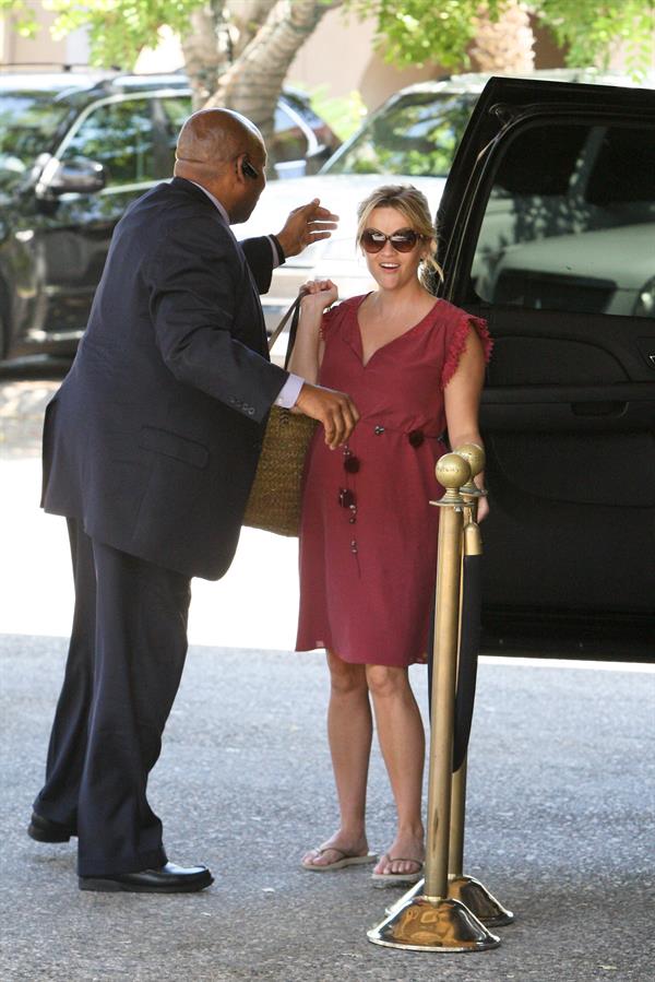 Reese Witherspoon - Heads to special event with husband in Pasadena (July 14, 2012)