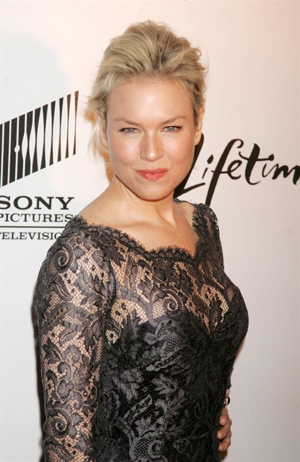 Renee Zellweger at the New York premiere of the Lifetime TV movie “Living Proof” September 24, 2008