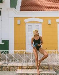 Nathalie Darcas in a bikini