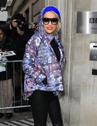 Rita Ora at BBC Radio 2 in West London 11/19/12 