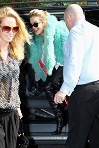 Rita Ora - Arriving to BBC Maida Vale Studios in London August 10, 2012