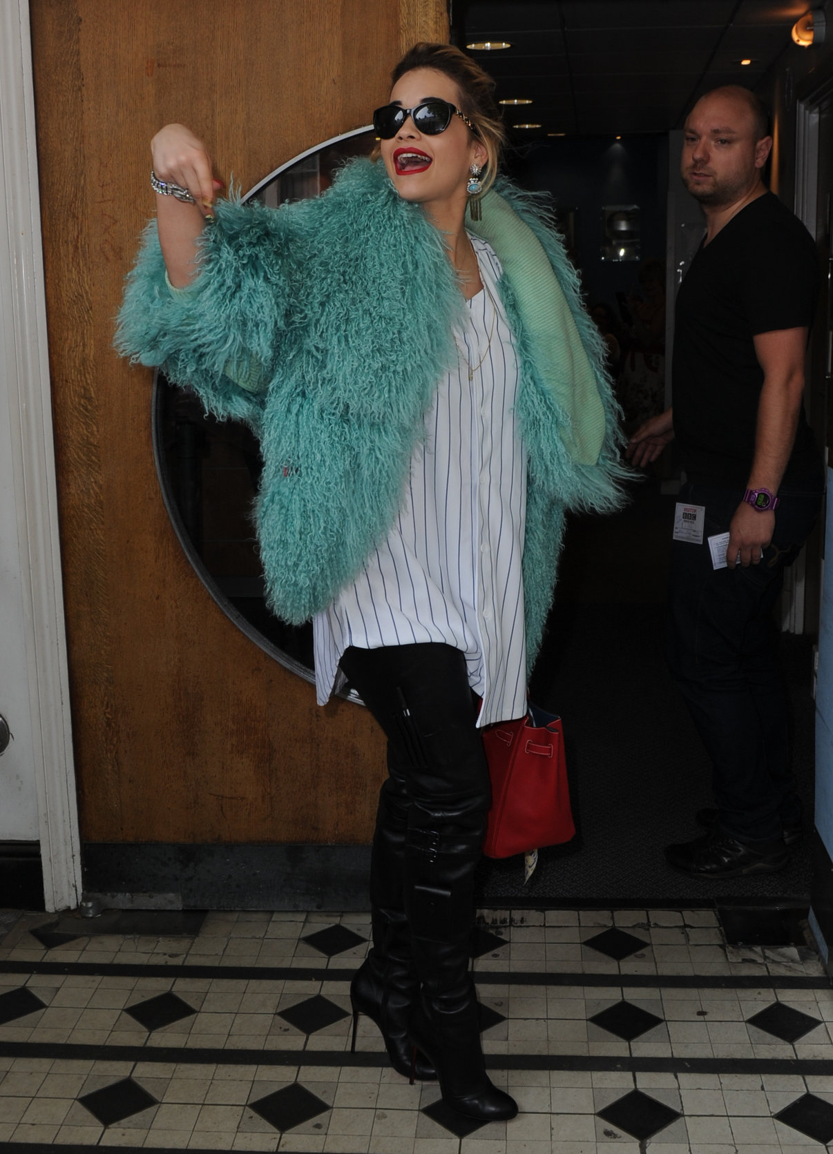 Rita Ora - Arriving to BBC Maida Vale Studios in London August 10, 2012