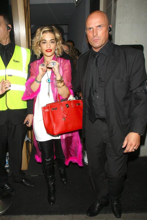 Rita Ora at DSTRKT Club in London on August 10, 2012