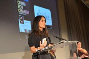 Salma Hayek - Chime for Change launch 2/28/13  