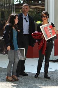 Salma Hayek Visiting the Biennale in Venice May 30, 2013