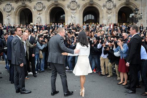Salma Hayek at the Stella McCartney fashion show at Paris Fashion Week - Sep. 30, 2013 