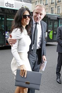 Salma Hayek at the Stella McCartney fashion show at Paris Fashion Week - Sep. 30, 2013 