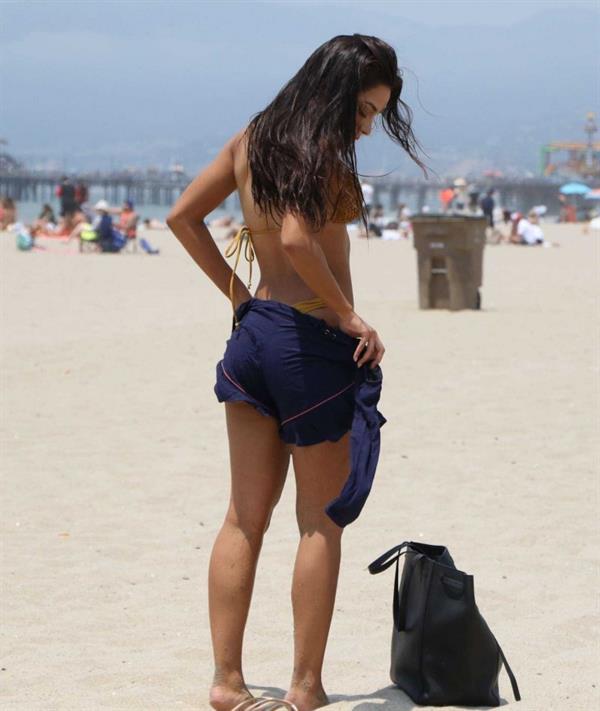 Krislian Rodriguez in a bikini