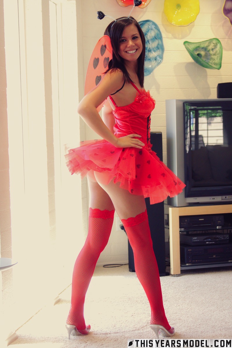 Destiny is a Lady Bee for Halloween