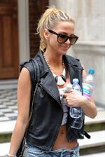 Sarah Harding walking in London on July 12, 2012