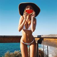 Maria Domark in a bikini