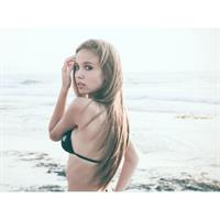 Maria Domark in a bikini