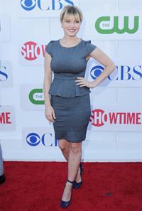 Sarah Jones arrives at the 2012 TCA Summer Tour - CBS, Showtime And The CW Party at 9900 Wilshire Blvd on July 29, 2012 in Beverly Hills, California