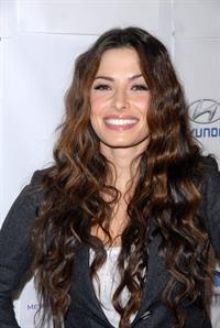 Sarah Shahi Blue Tie Blue Jean Ball in Beverly Hills November 29, 2012