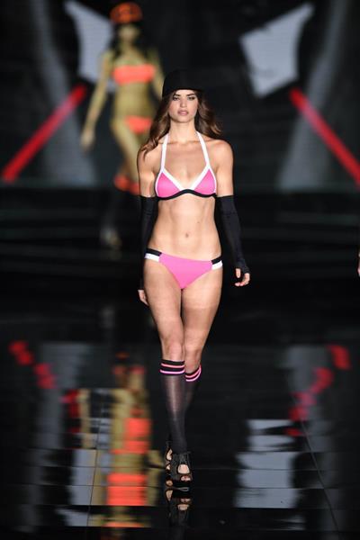 Robin Holzken in a bikini